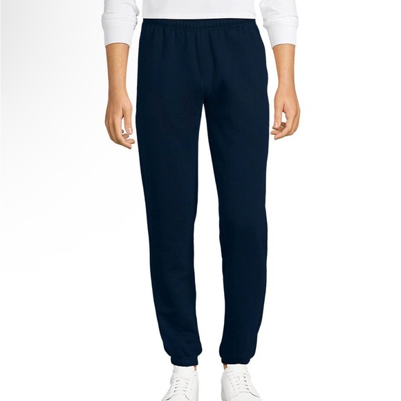 Land’s End Men’s Sweatpants - Navy Blue - Picture 2 of 4
